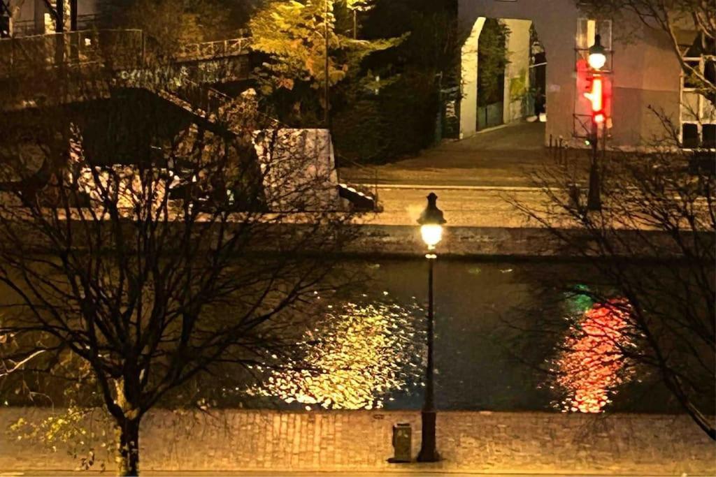 Apartmán Logement Entier Vue Sur Canal Paříž Exteriér fotografie